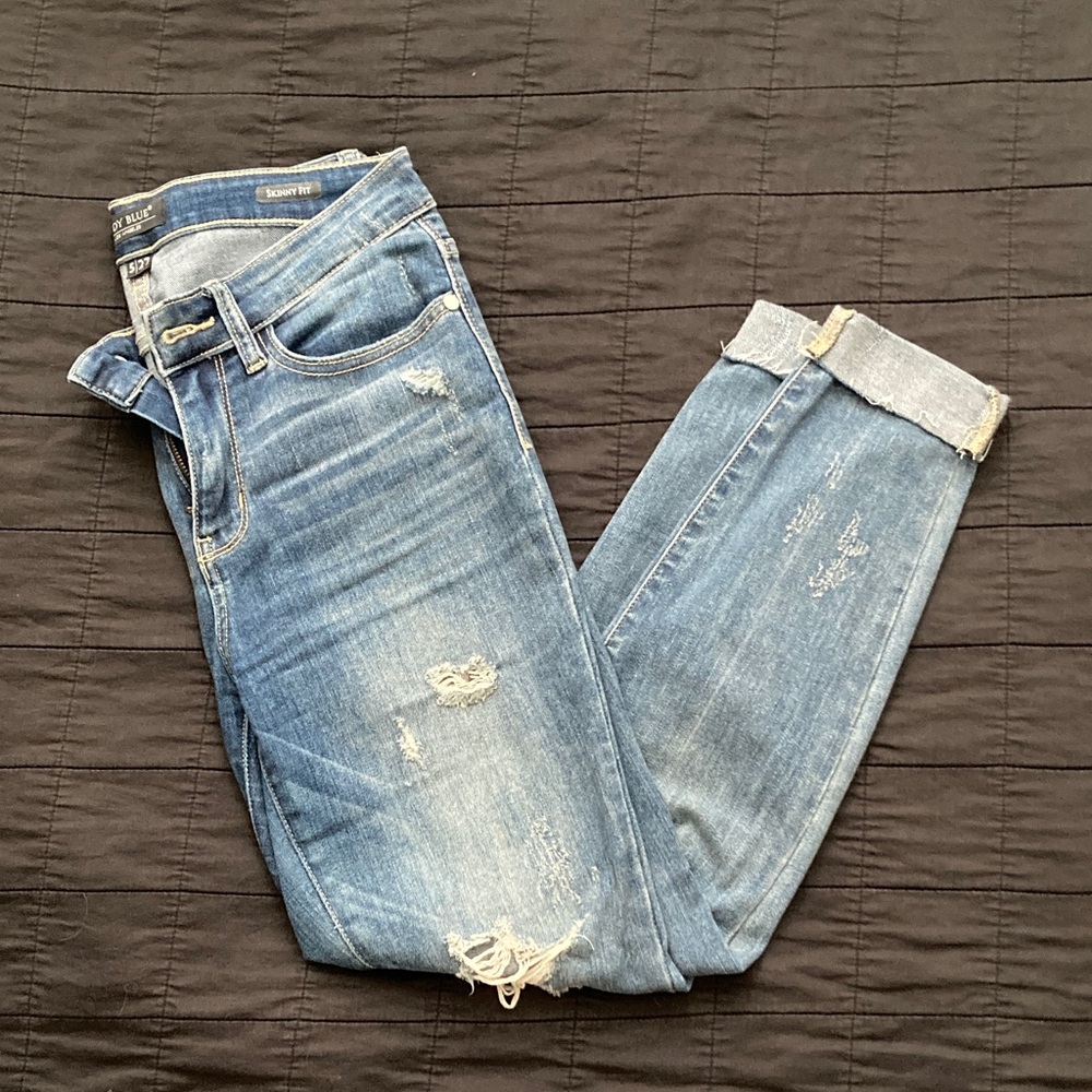 JUDY BLUE Mid-Rise Skinny Fit Womens Jeans Size 5